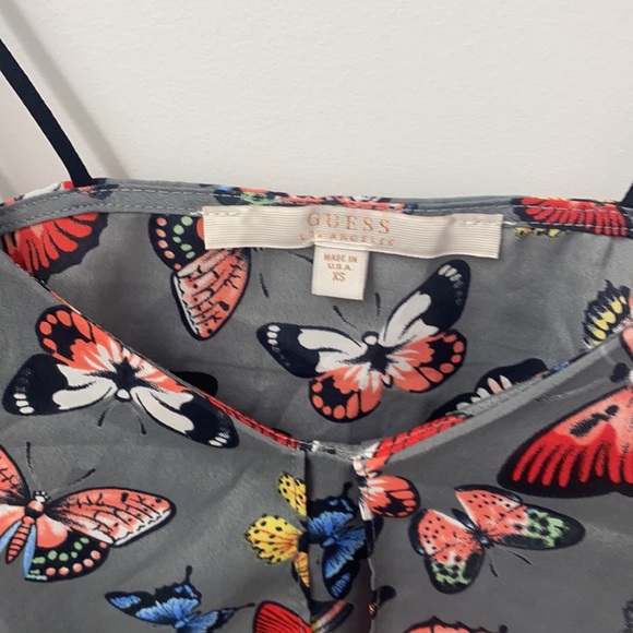 Guess butterfly cami tank - Picture 2 of 6